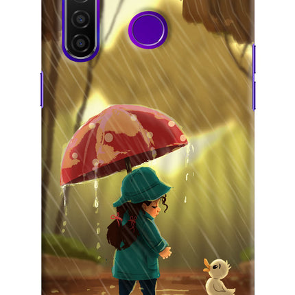 Rainy Day Realme 5 Pro Hard Case Back Cover by Casekaro