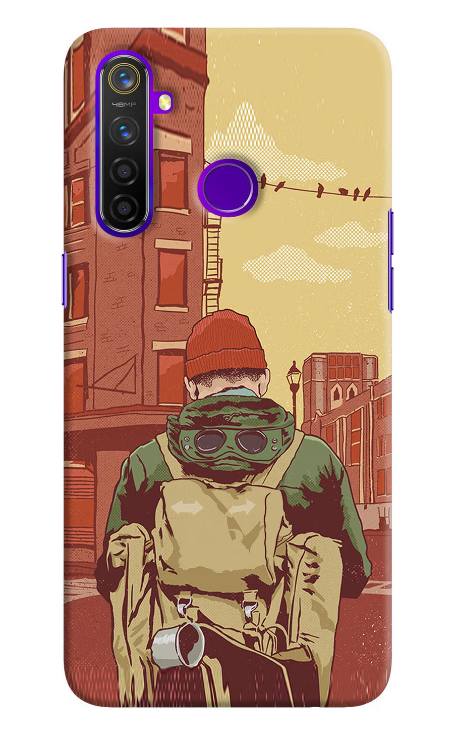 Adventurous Realme 5 Pro Back Cover, Hard case