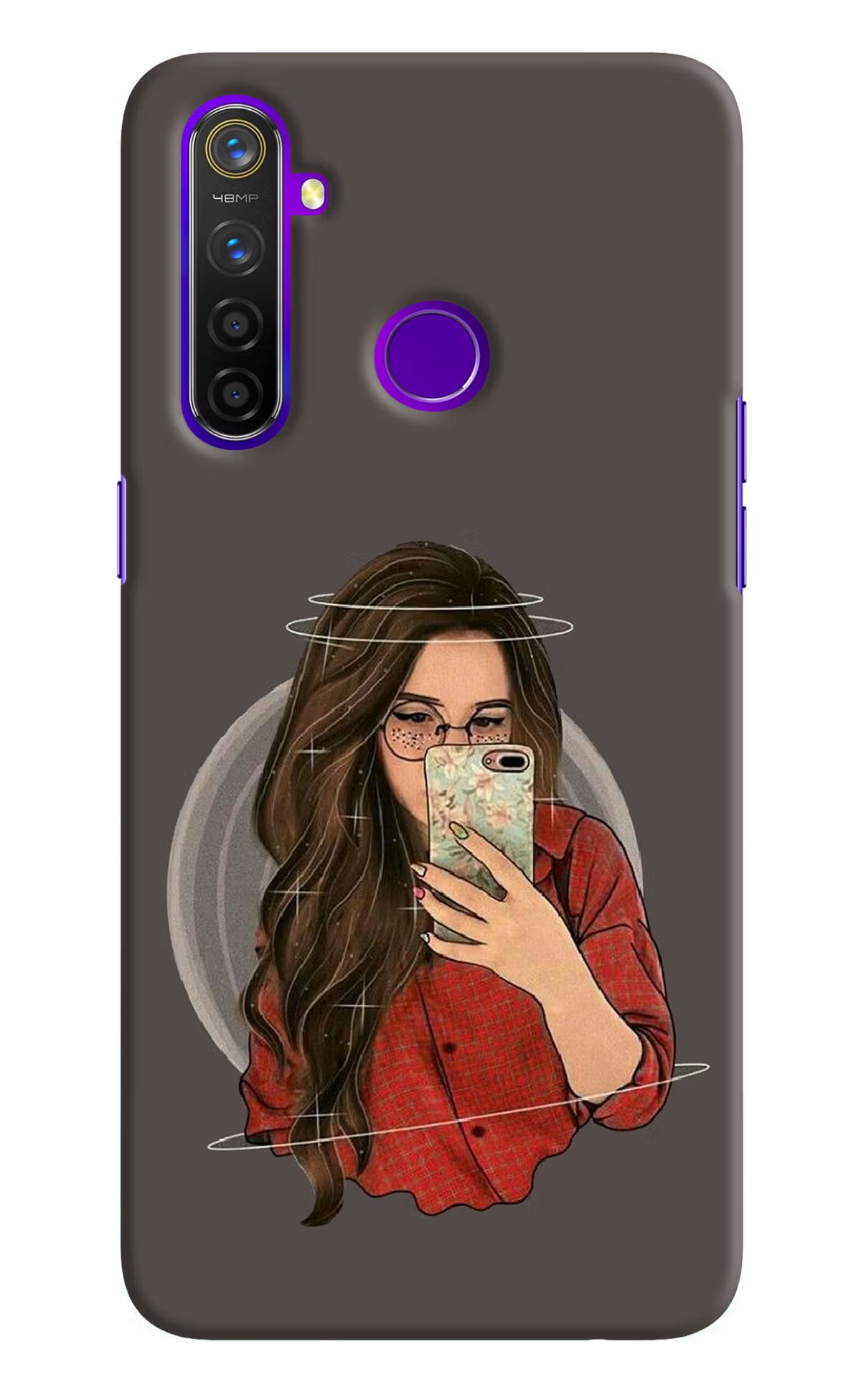 Selfie Queen Realme 5 Pro Hard Case Back Cover by Casekaro