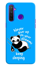 Keep Sleeping Realme 5 Pro Hard Case Back Cover by Casekaro