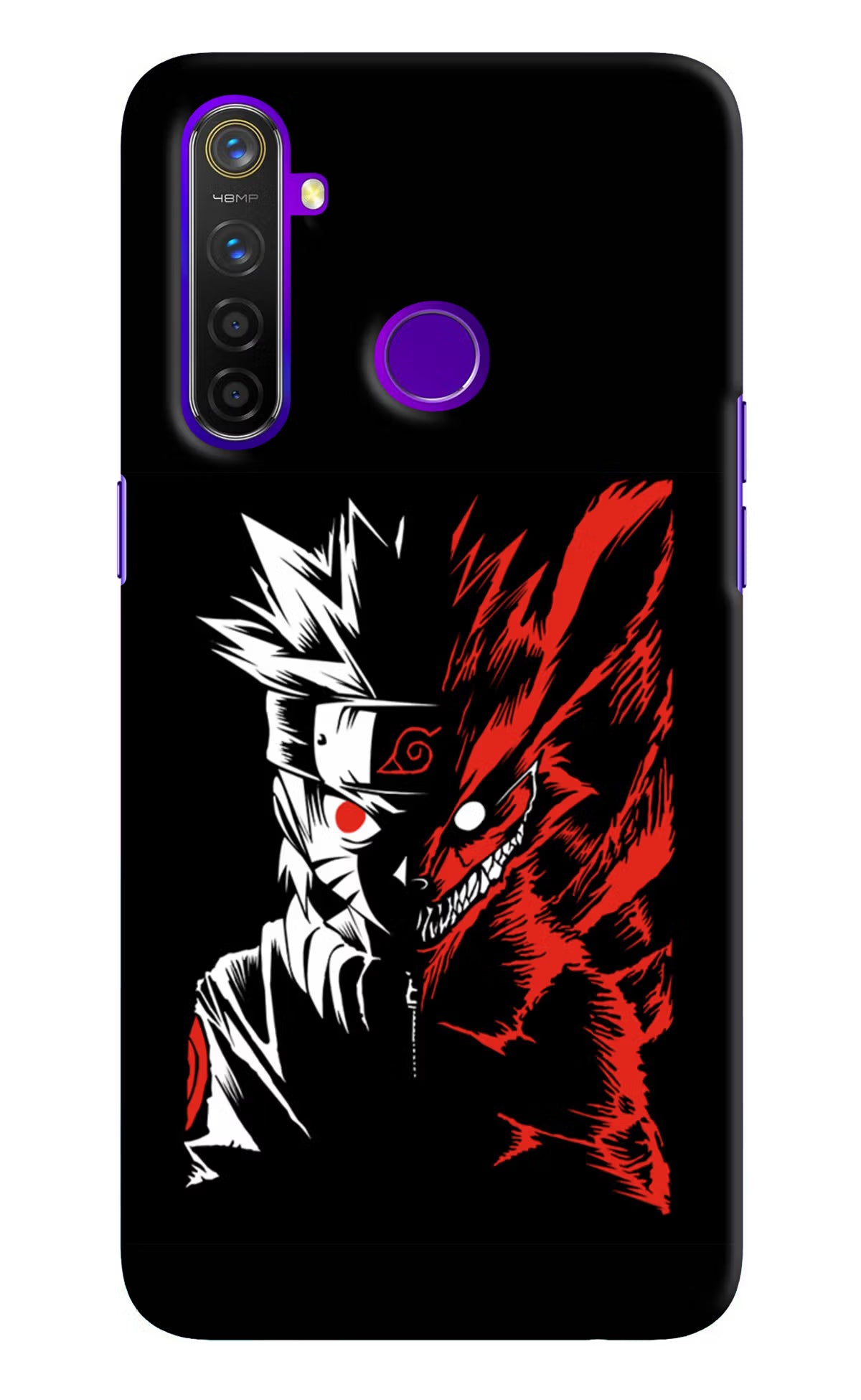 Naruto Two Face Realme 5 Pro Hard Case Back Cover by Casekaro