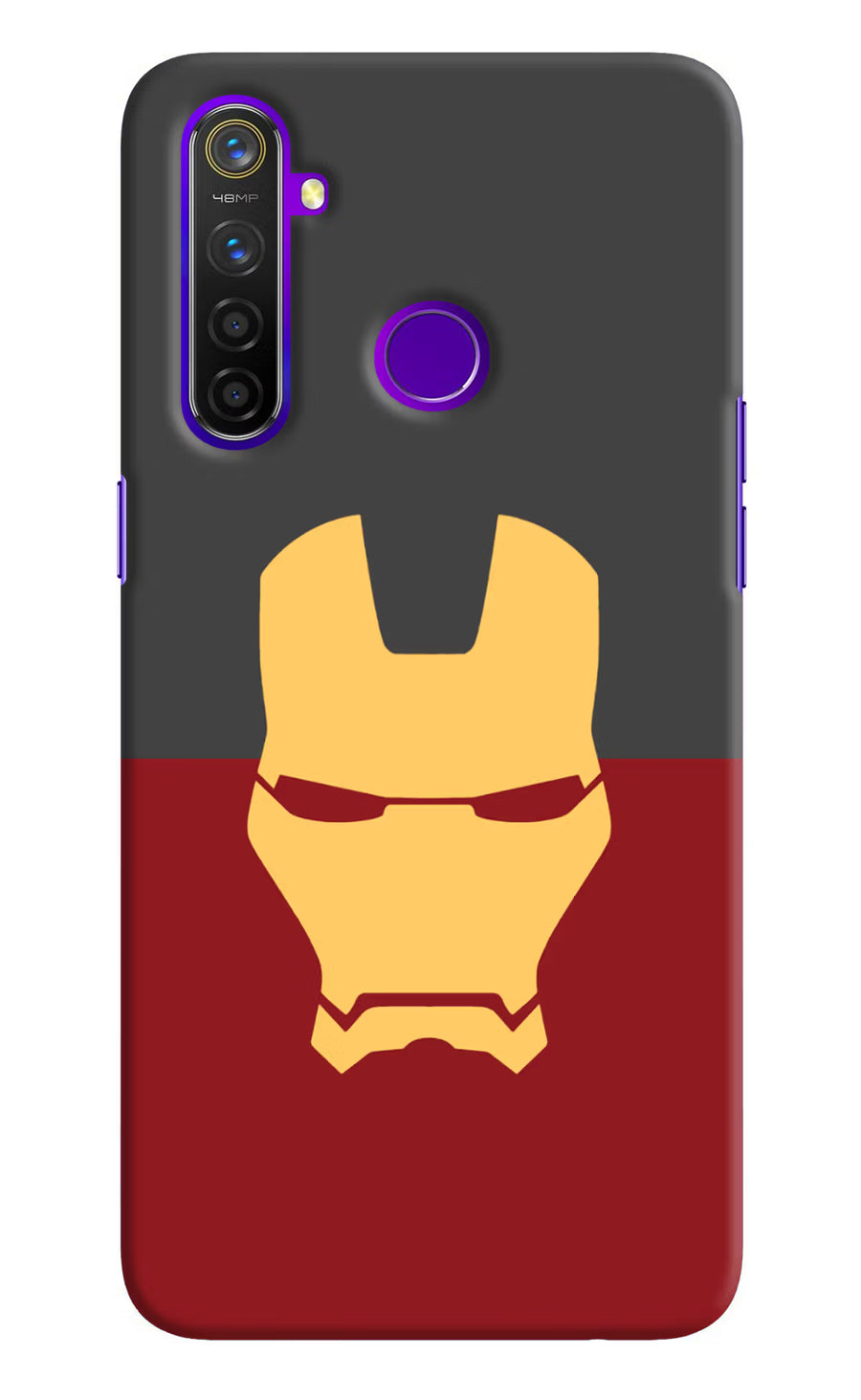 Ironman Realme 5 Pro Back Cover, Hard case