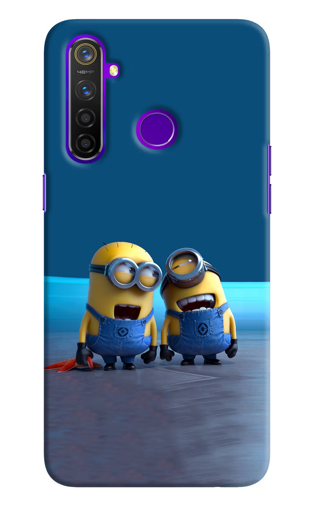 Minion Laughing Realme 5 Pro Hard Case Back Cover by Casekaro