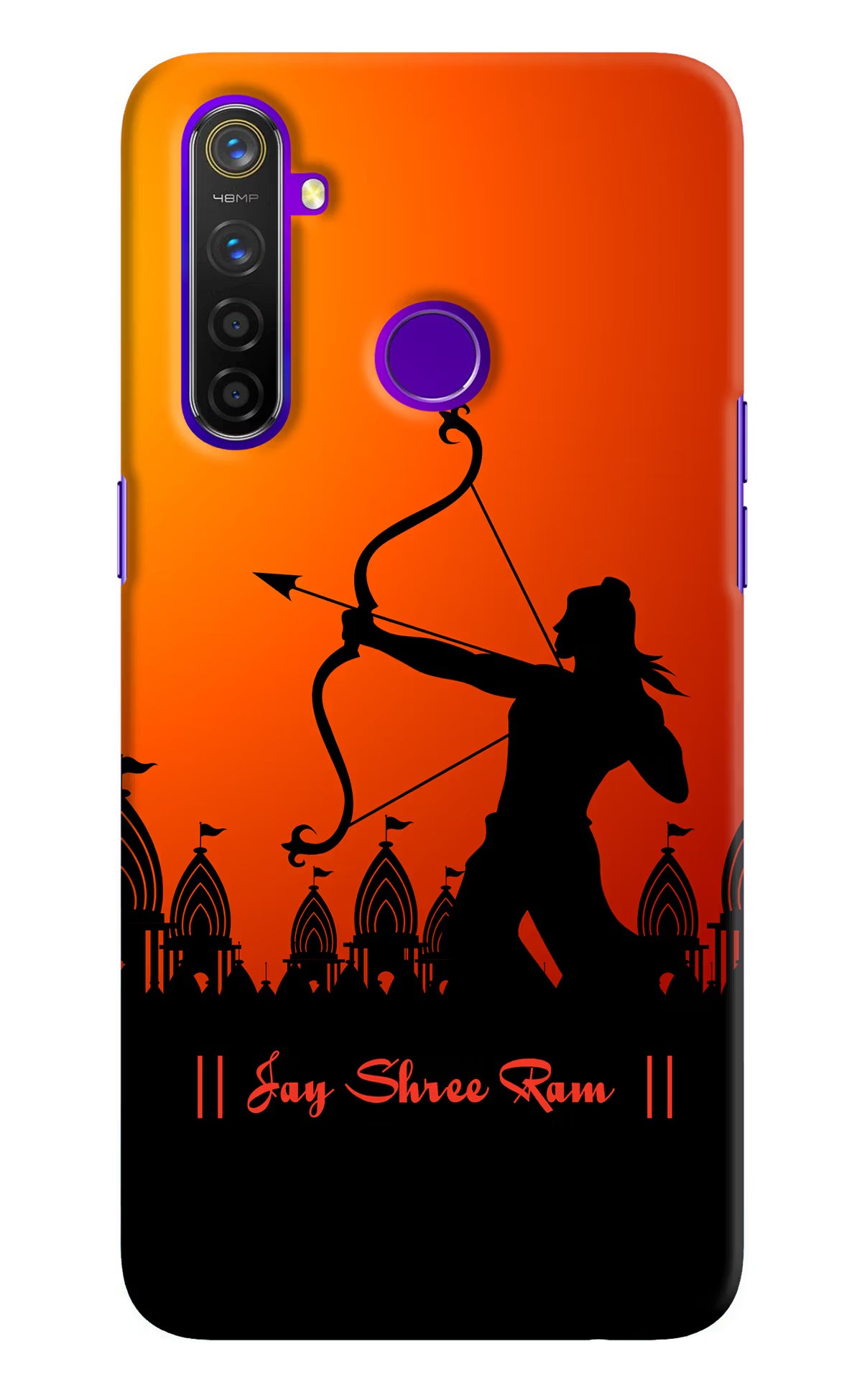 Lord Ram - 4 Realme 5 Pro Hard Case Back Cover by Casekaro