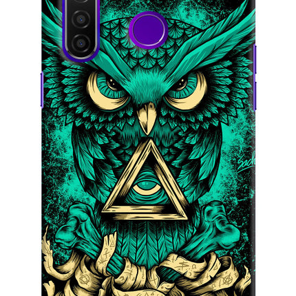 Green Owl Realme 5 Pro Hard Case Back Cover by Casekaro