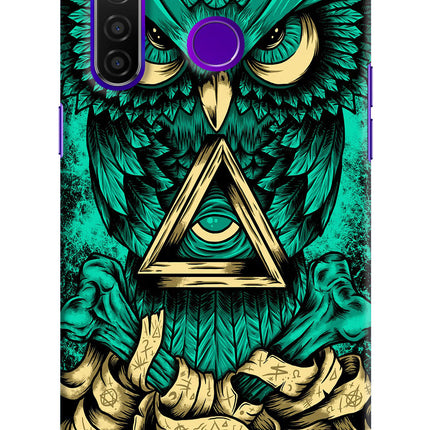 Green Owl Realme 5 Pro Hard Case Back Cover by Casekaro