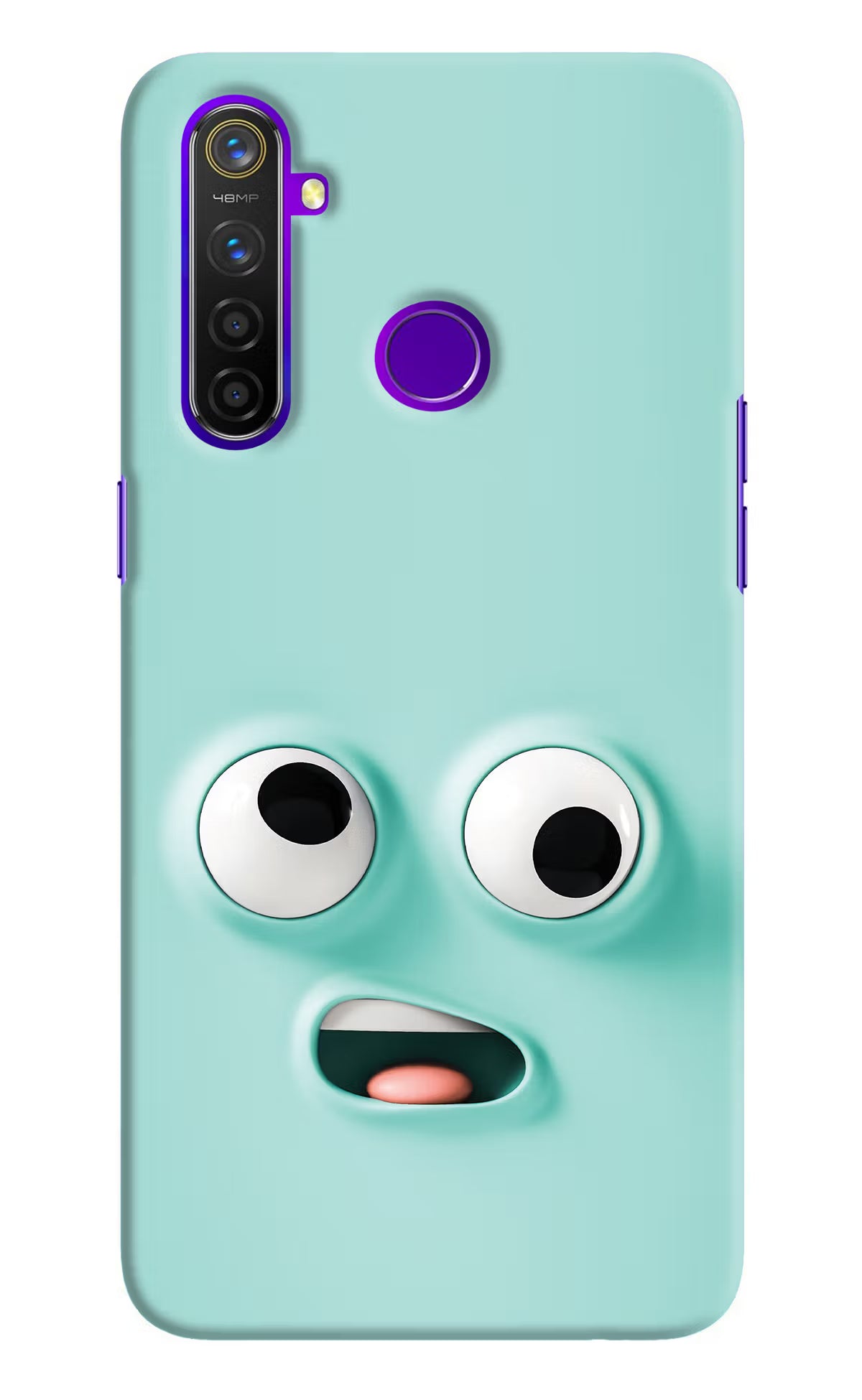 Funny Cartoon Realme 5 Pro Hard Case Back Cover by Casekaro