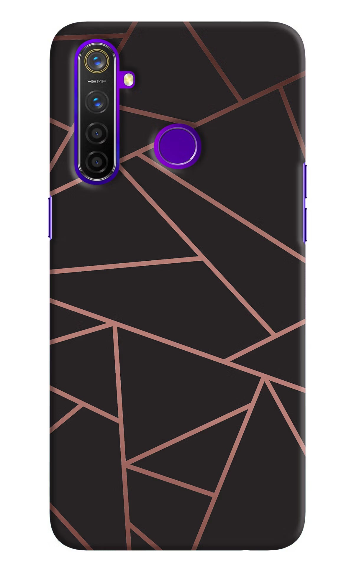 Geometric Pattern Realme 5 Pro Hard Case Back Cover by Casekaro