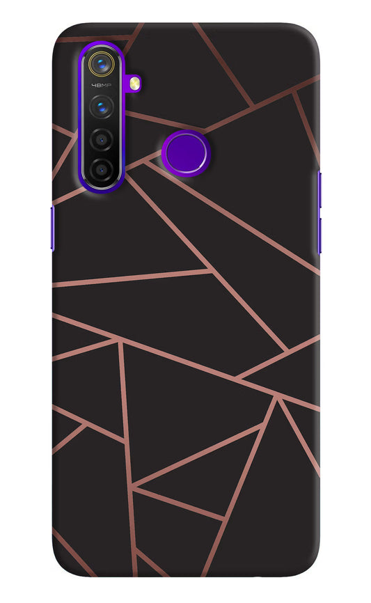 Geometric Pattern Realme 5 Pro Hard Case Back Cover by Casekaro