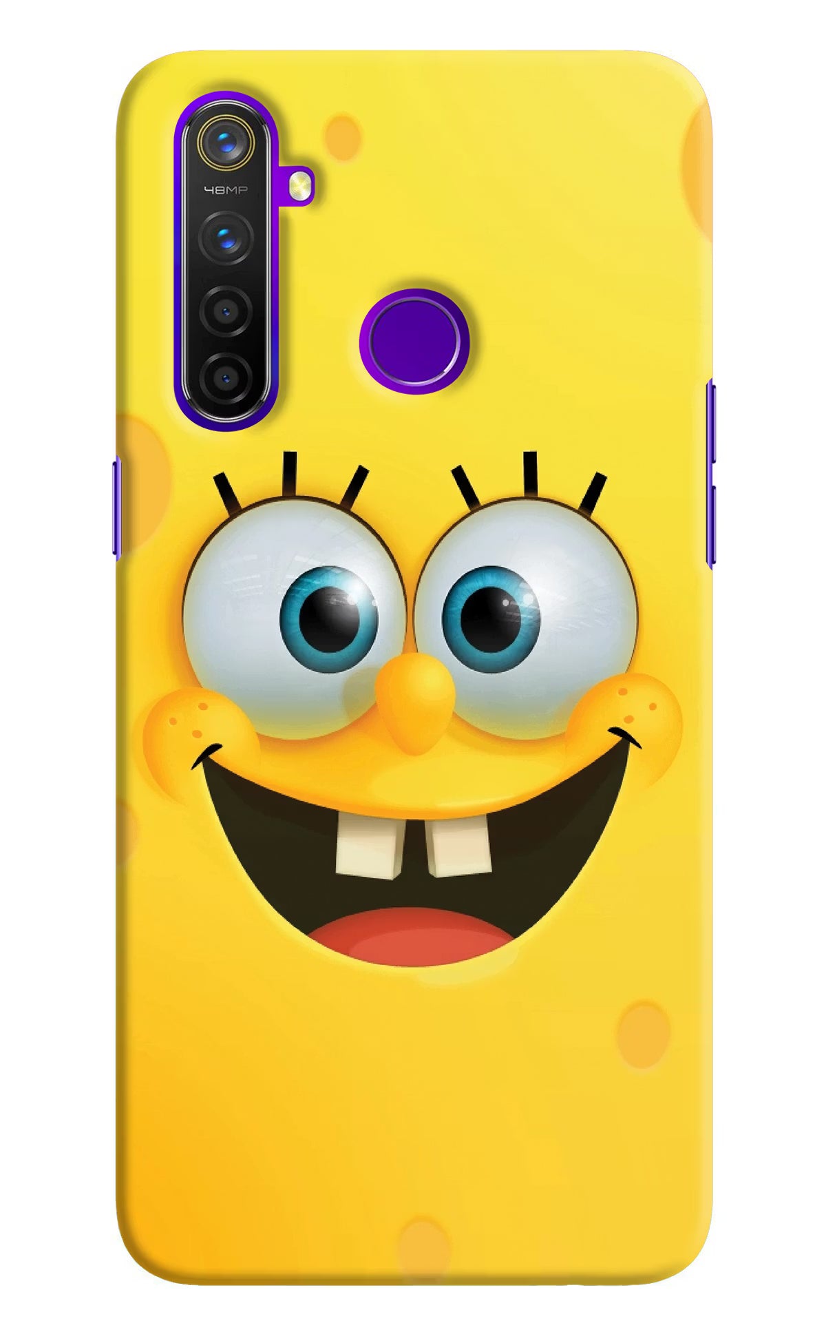 Sponge 1 Realme 5 Pro Hard Case Back Cover by Casekaro