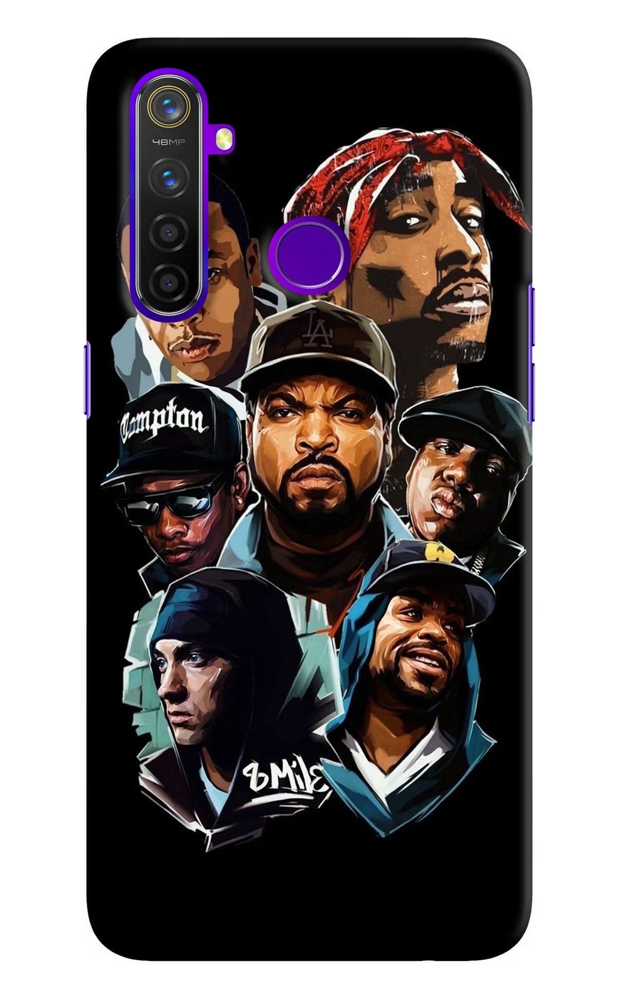 Rappers Realme 5 Pro Hard Case Back Cover by Casekaro