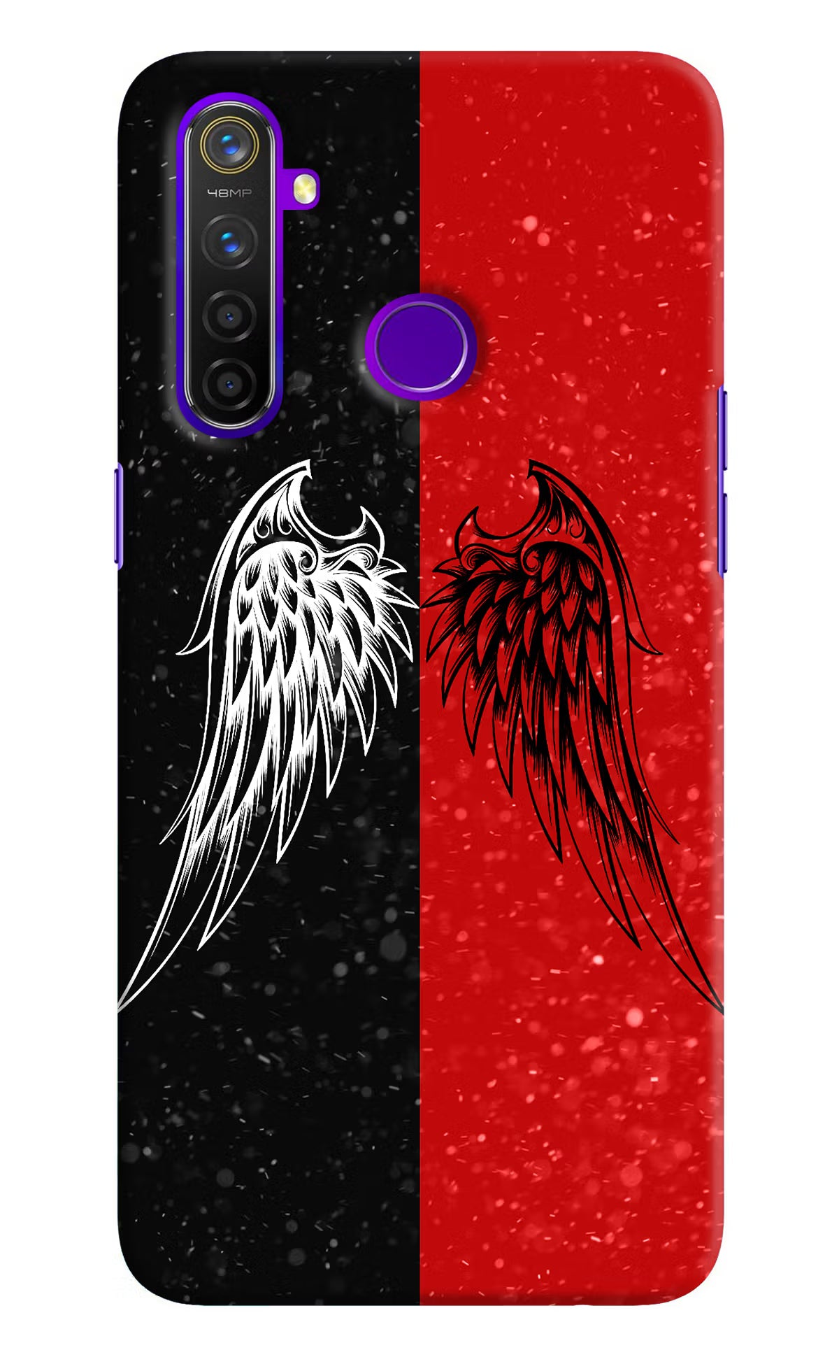 Wings Realme 5 Pro Hard Case Back Cover by Casekaro