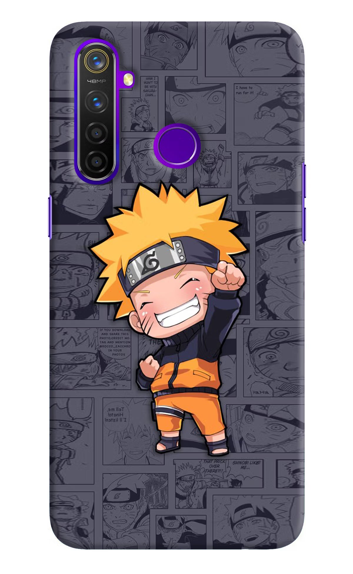 Chota Naruto Realme 5 Pro Hard Case Back Cover by Casekaro