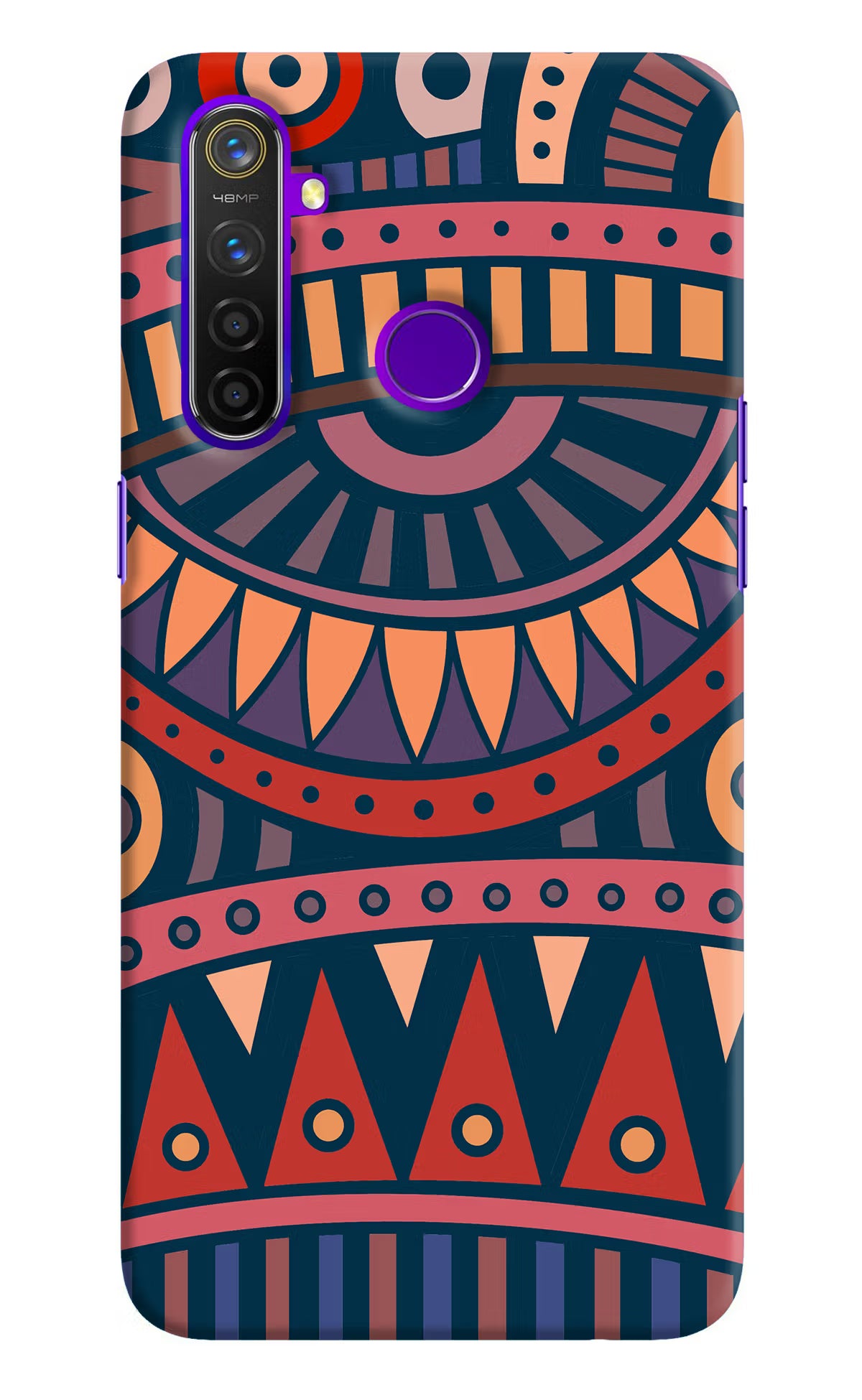 African Culture Design Realme 5 Pro Hard Case Back Cover by Casekaro