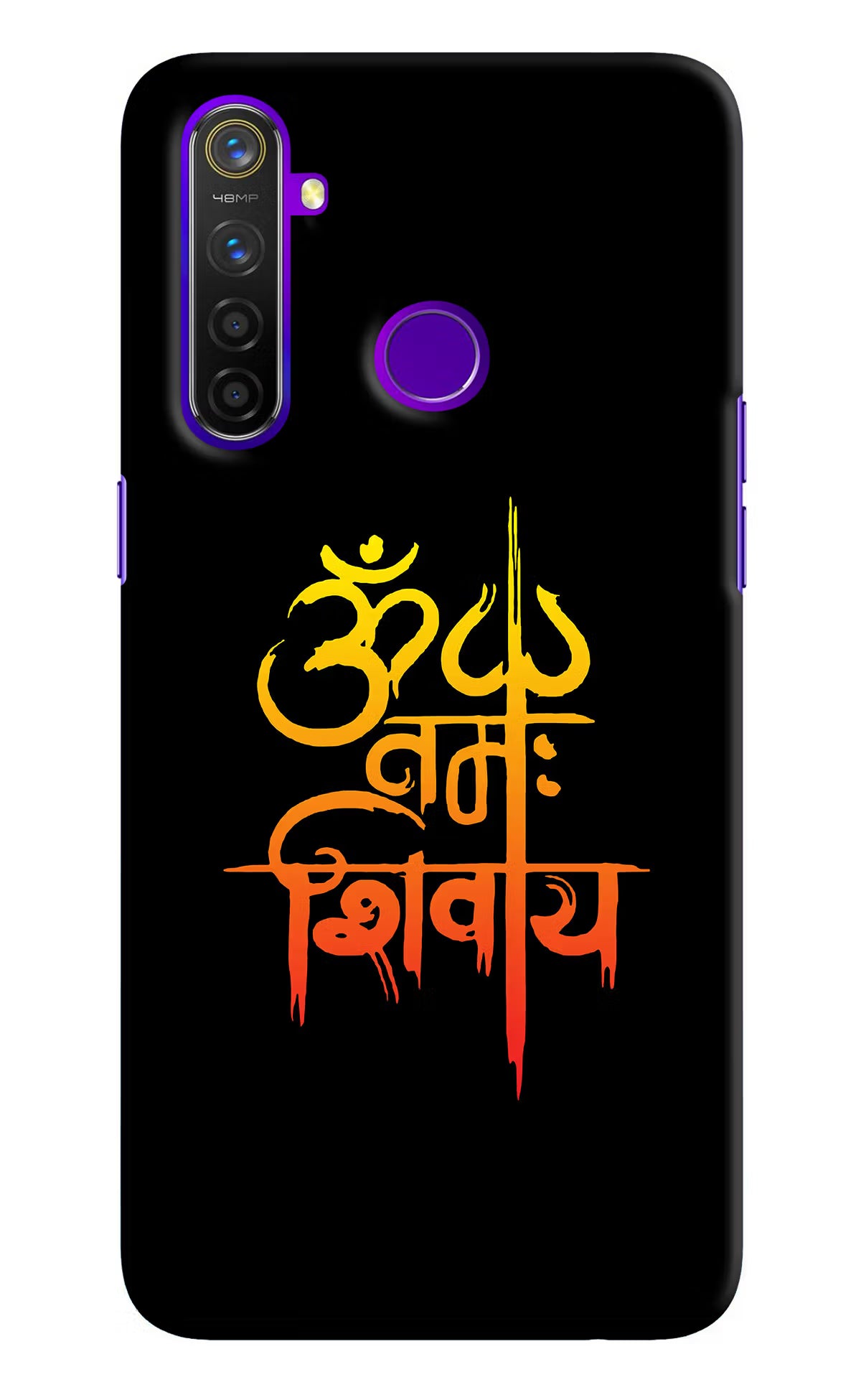 Om Namah Shivay Realme 5 Pro Hard Case Back Cover by Casekaro