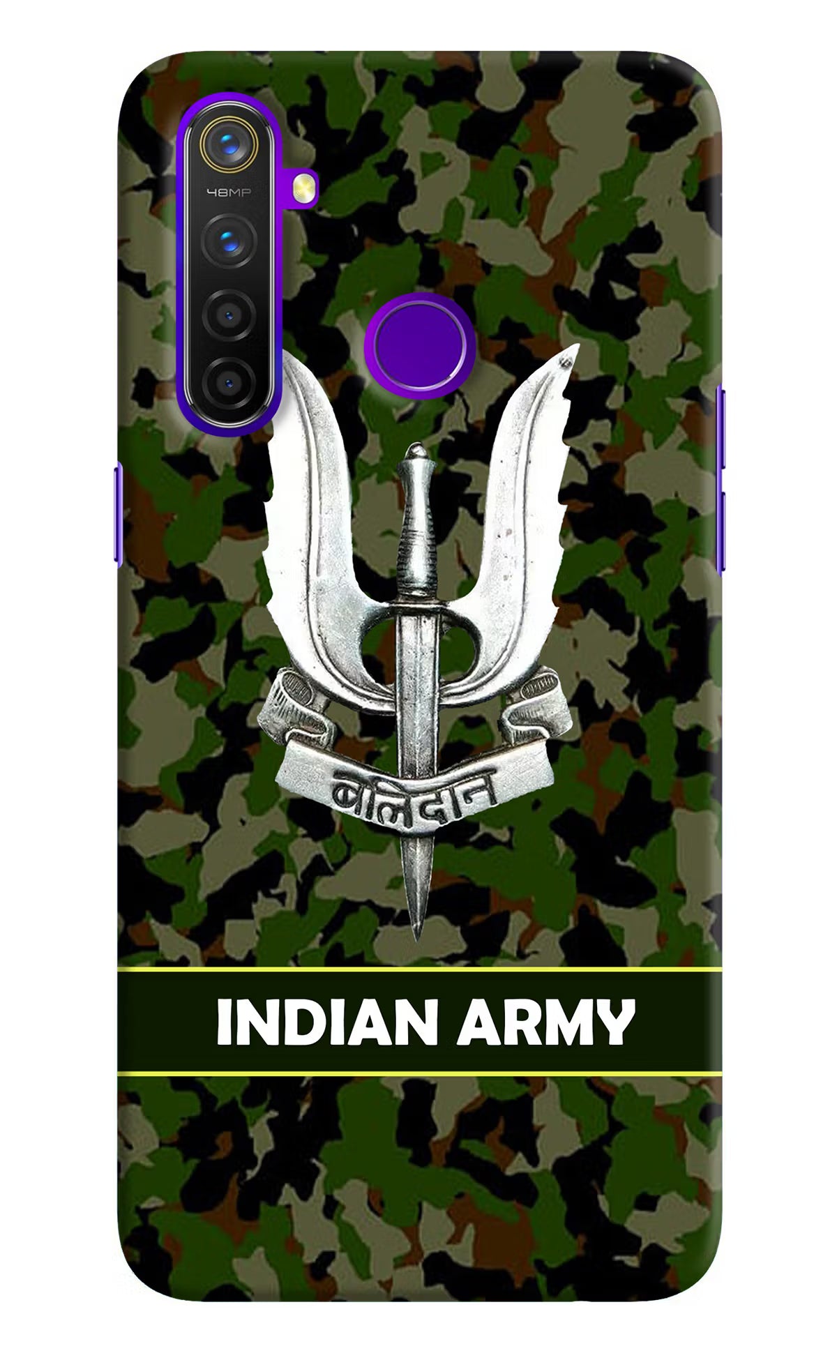 Balidan Indian Logo Realme 5 Pro Hard Case Back Cover by Casekaro