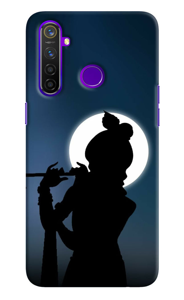 Shri Krishna Silhouette Realme 5 Pro Hard Case Back Cover by Casekaro