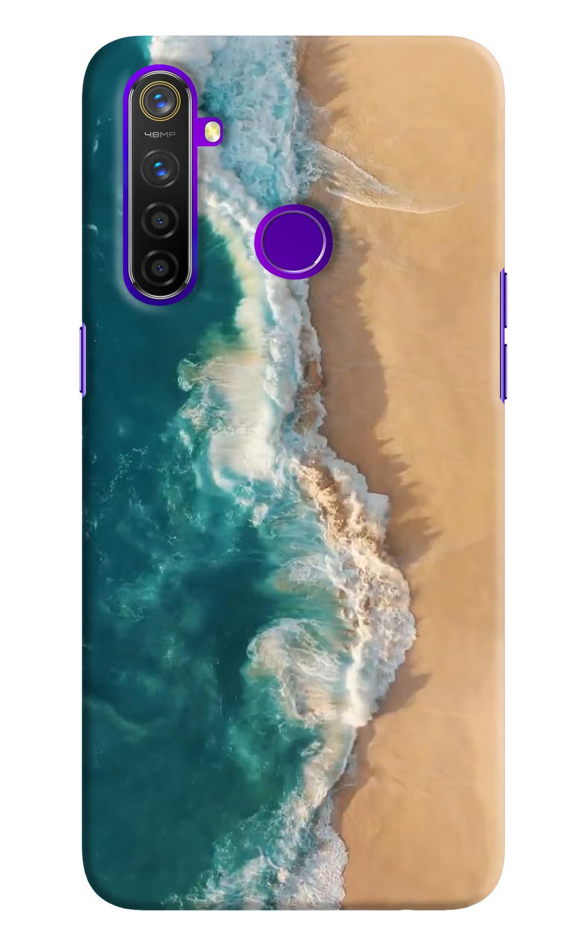 Ocean Beach Realme 5 Pro Hard Case Back Cover by Casekaro
