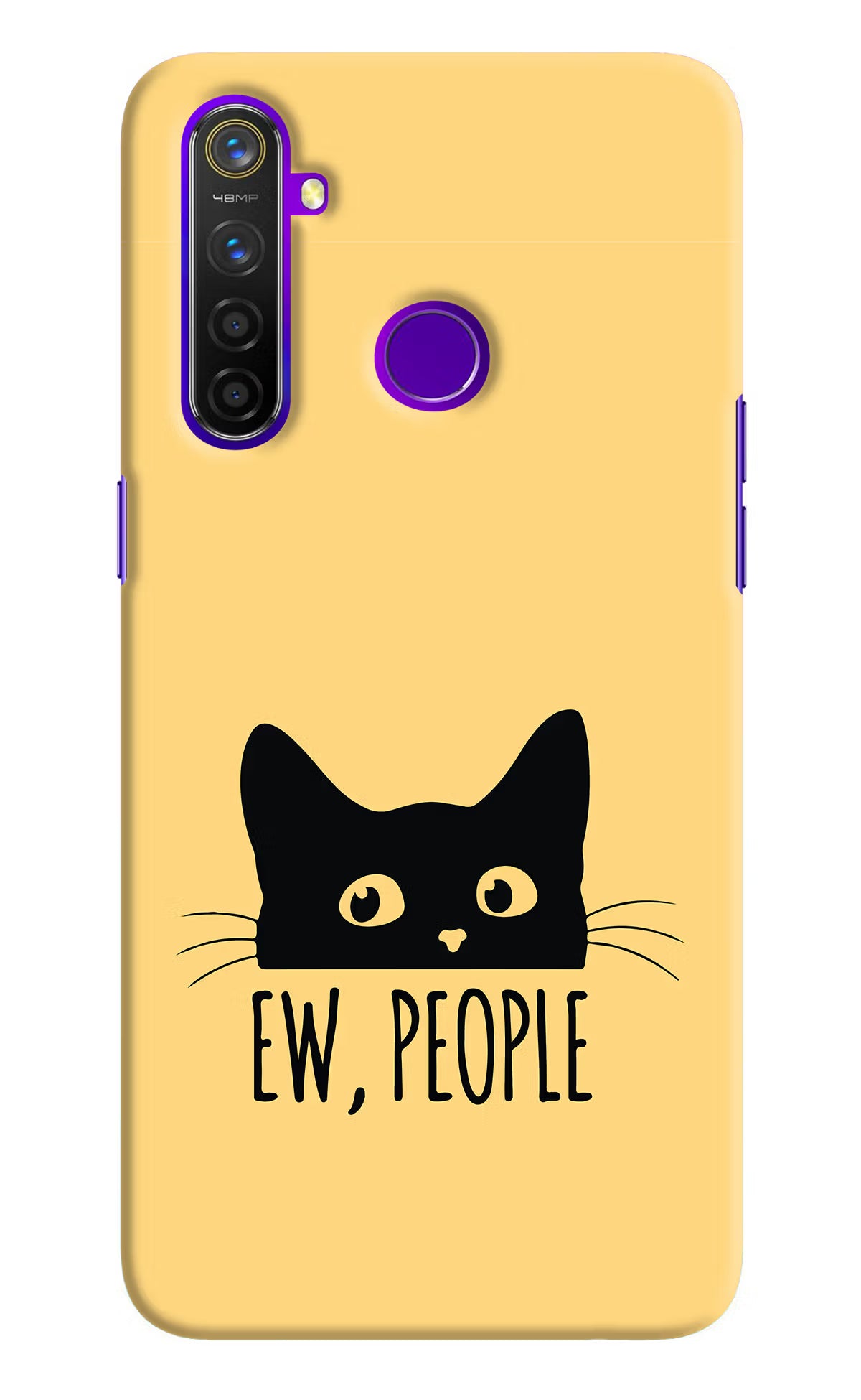 Ew People Catitude Realme 5 Pro Hard Case Back Cover by Casekaro