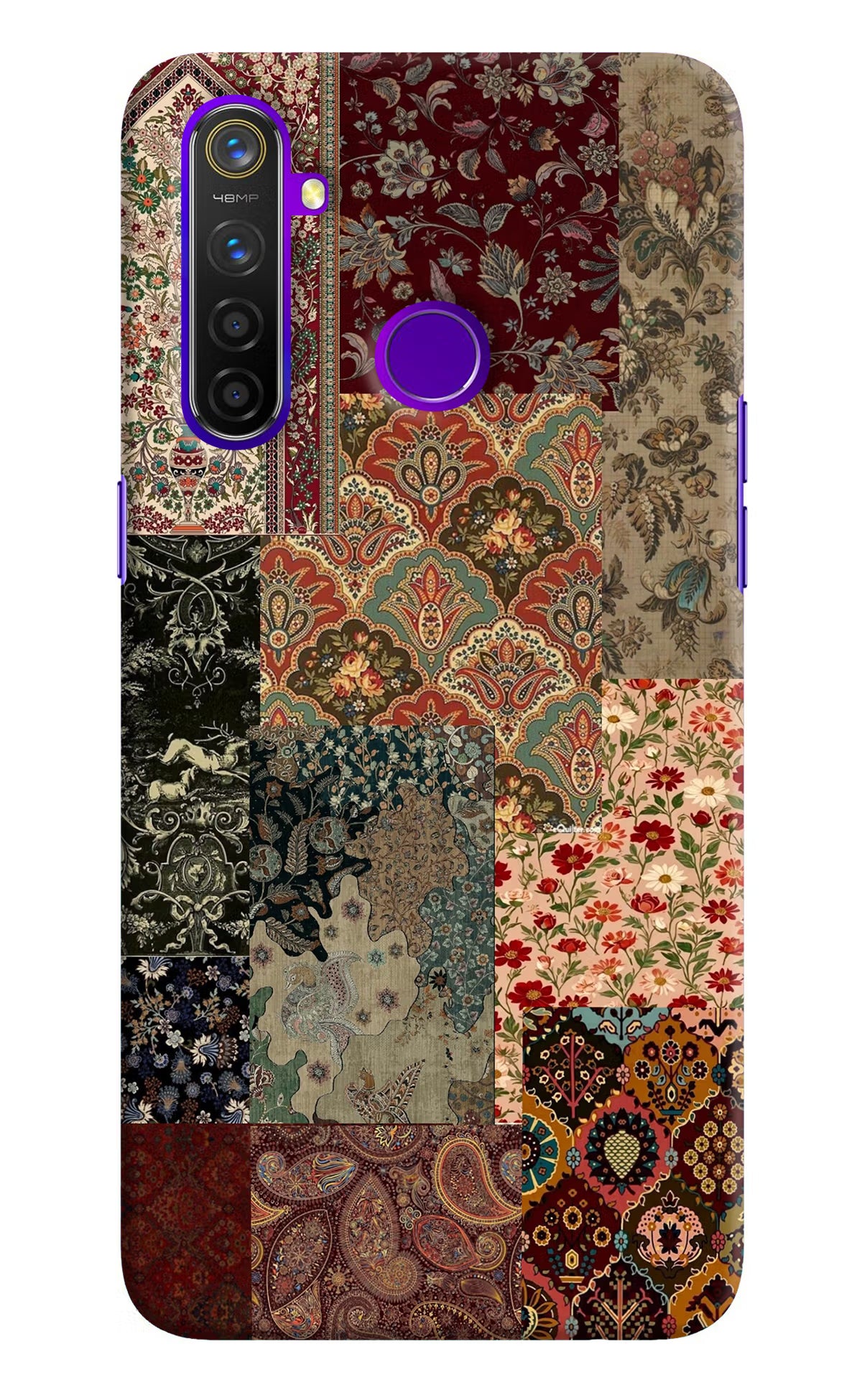 Desi Print Realme 5 Pro Hard Case Back Cover by Casekaro