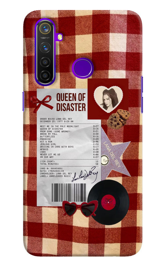 Queen of Disaster Realme 5 Pro Hard Case Back Cover by Casekaro