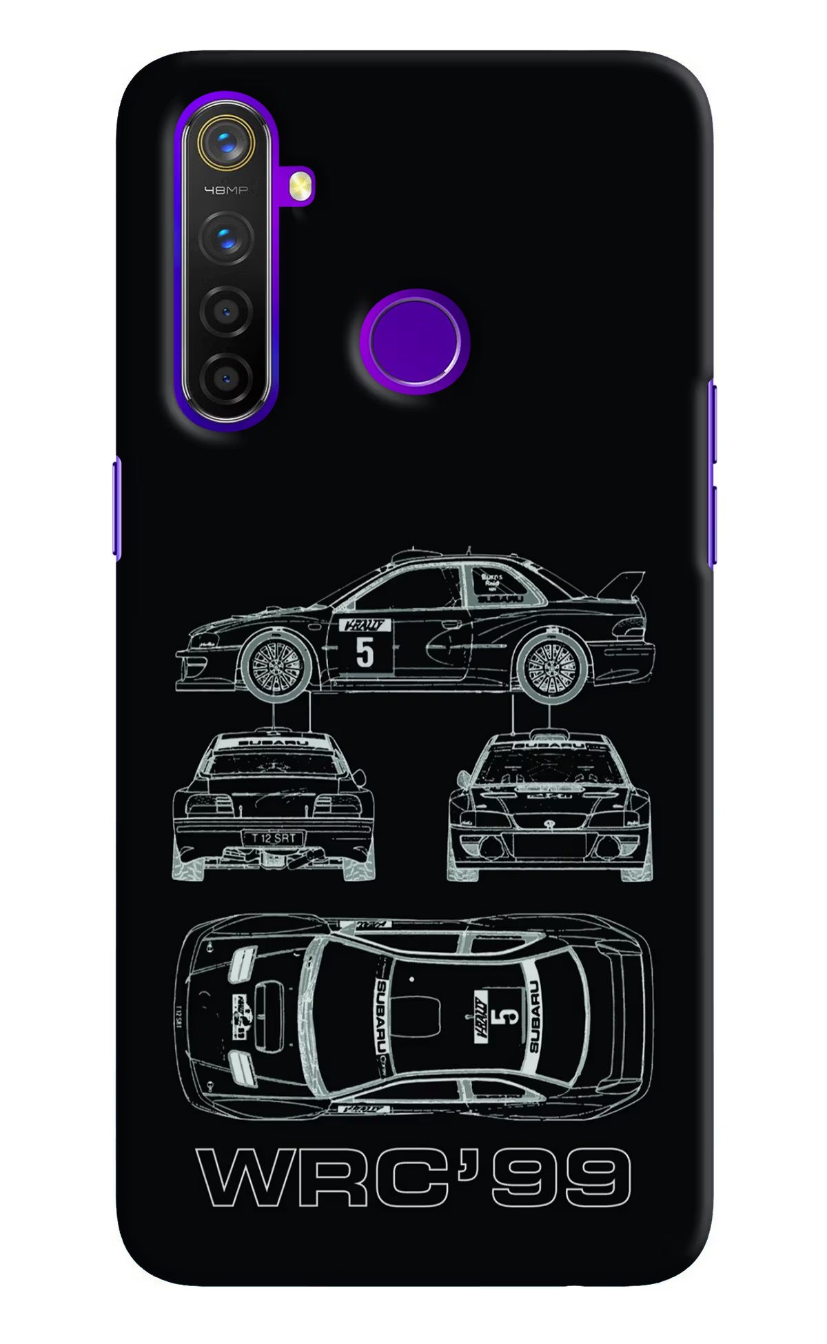 WRC'99 Realme 5 Pro Hard Case Back Cover by Casekaro