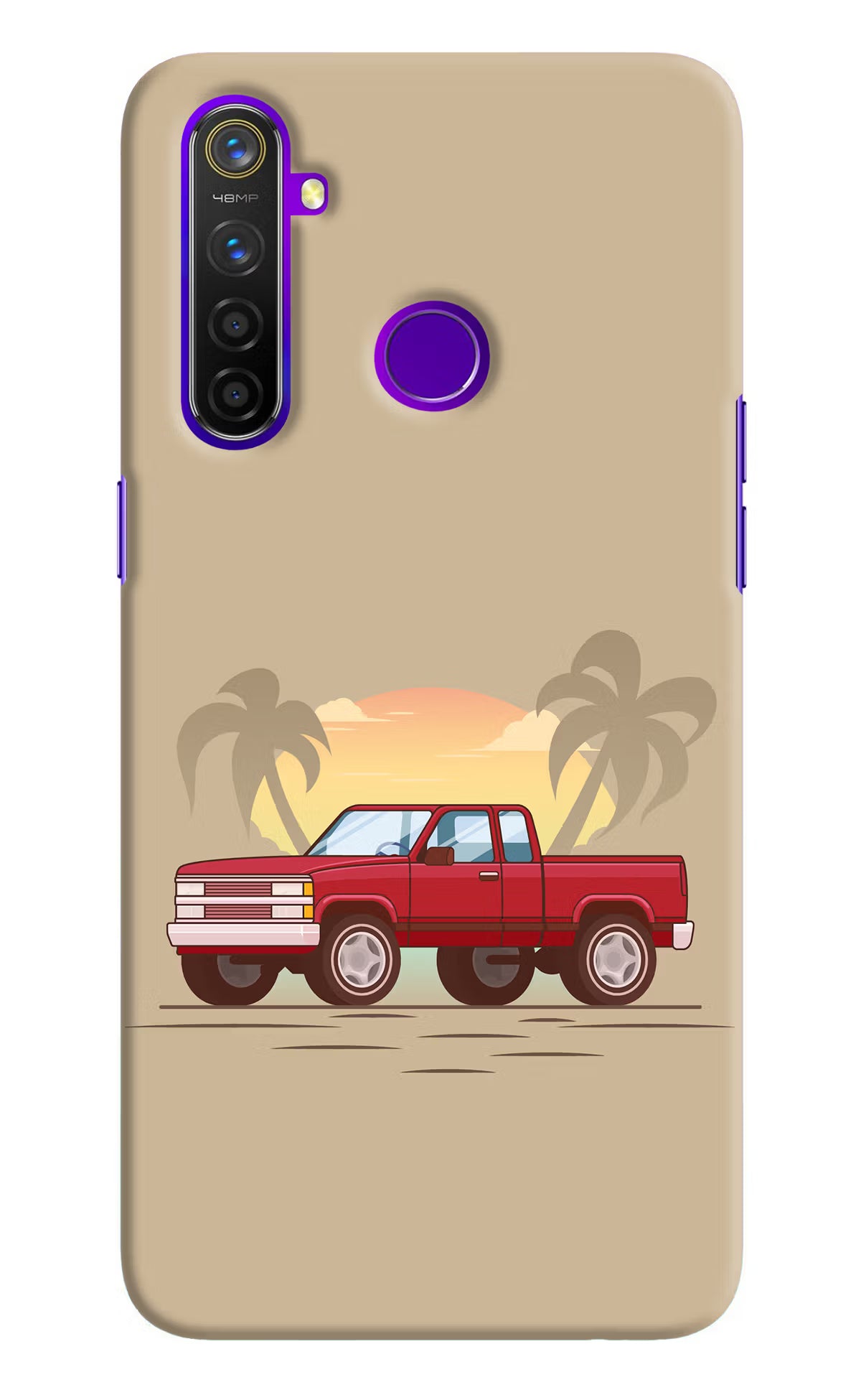 Desert Classic Drive Realme 5 Pro Hard Case Back Cover by Casekaro