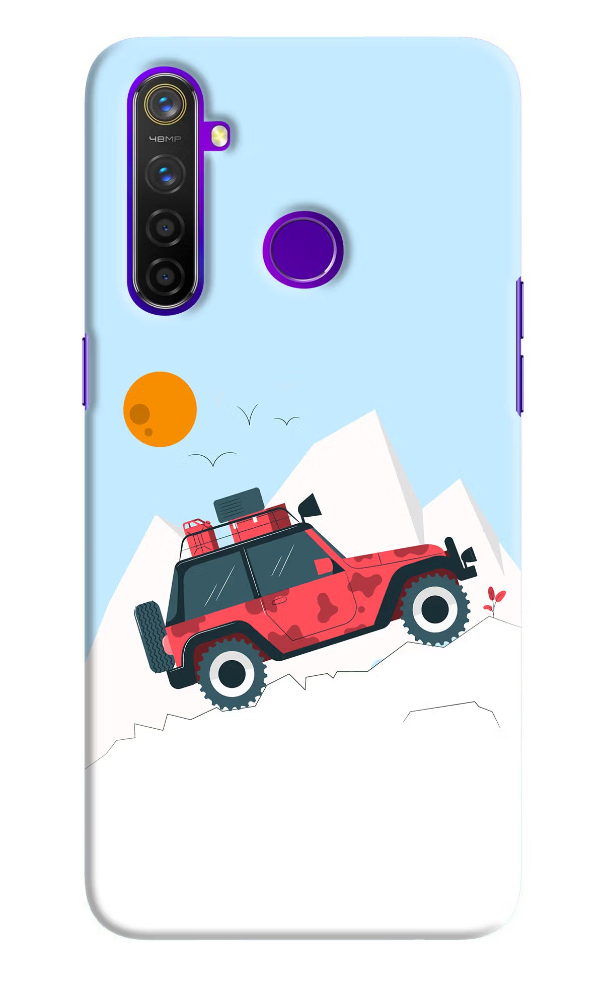 Mountain Trail Beast Realme 5 Pro Hard Case Back Cover by Casekaro