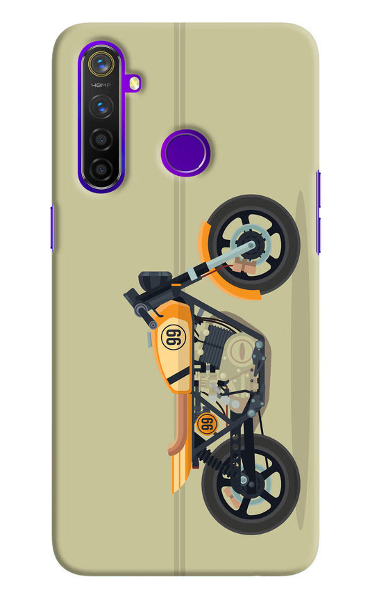 Vertical Speedster Realme 5 Pro Hard Case Back Cover by Casekaro