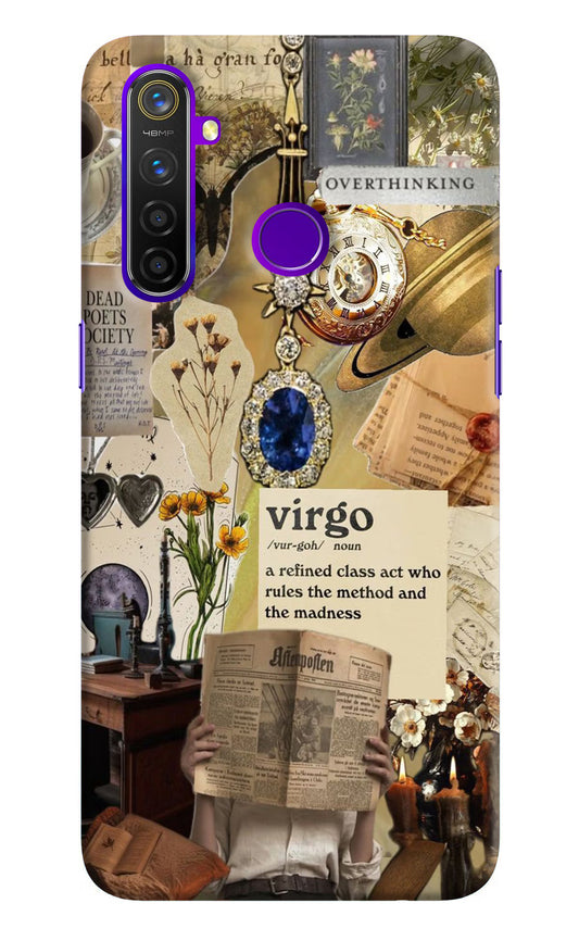 Virgo Zodiac Realme 5 Pro Hard Case Back Cover by Casekaro