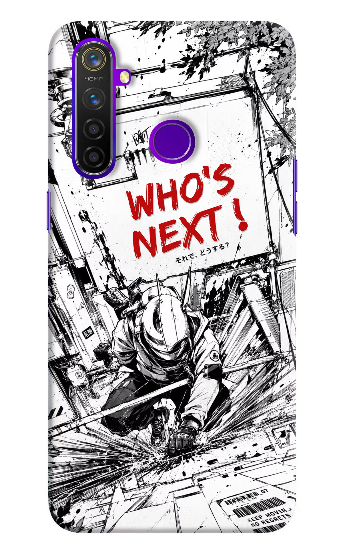 Who's Next Realme 5 Pro Hard Case Back Cover by Casekaro