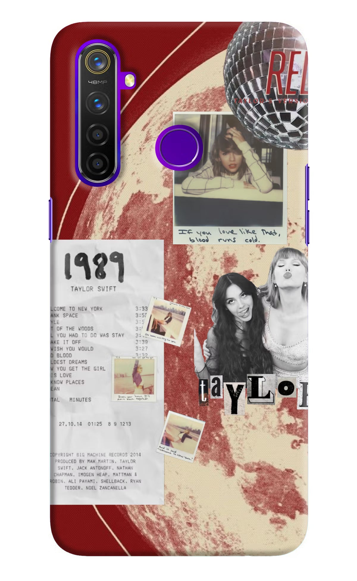 Taylor Swift Realme 5 Pro Back Cover
