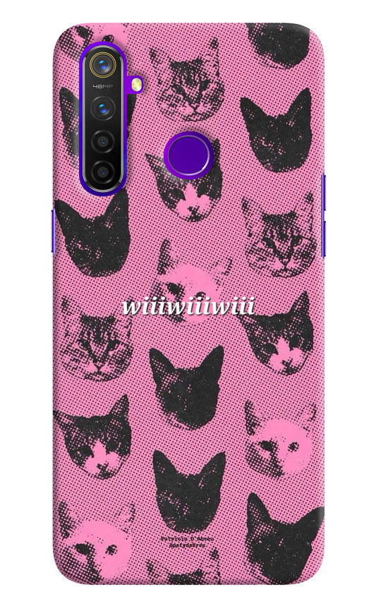 Pink Cats Realme 5 Pro Back Cover