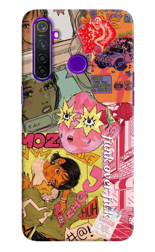 Funkover Realme 5 Pro Back Cover