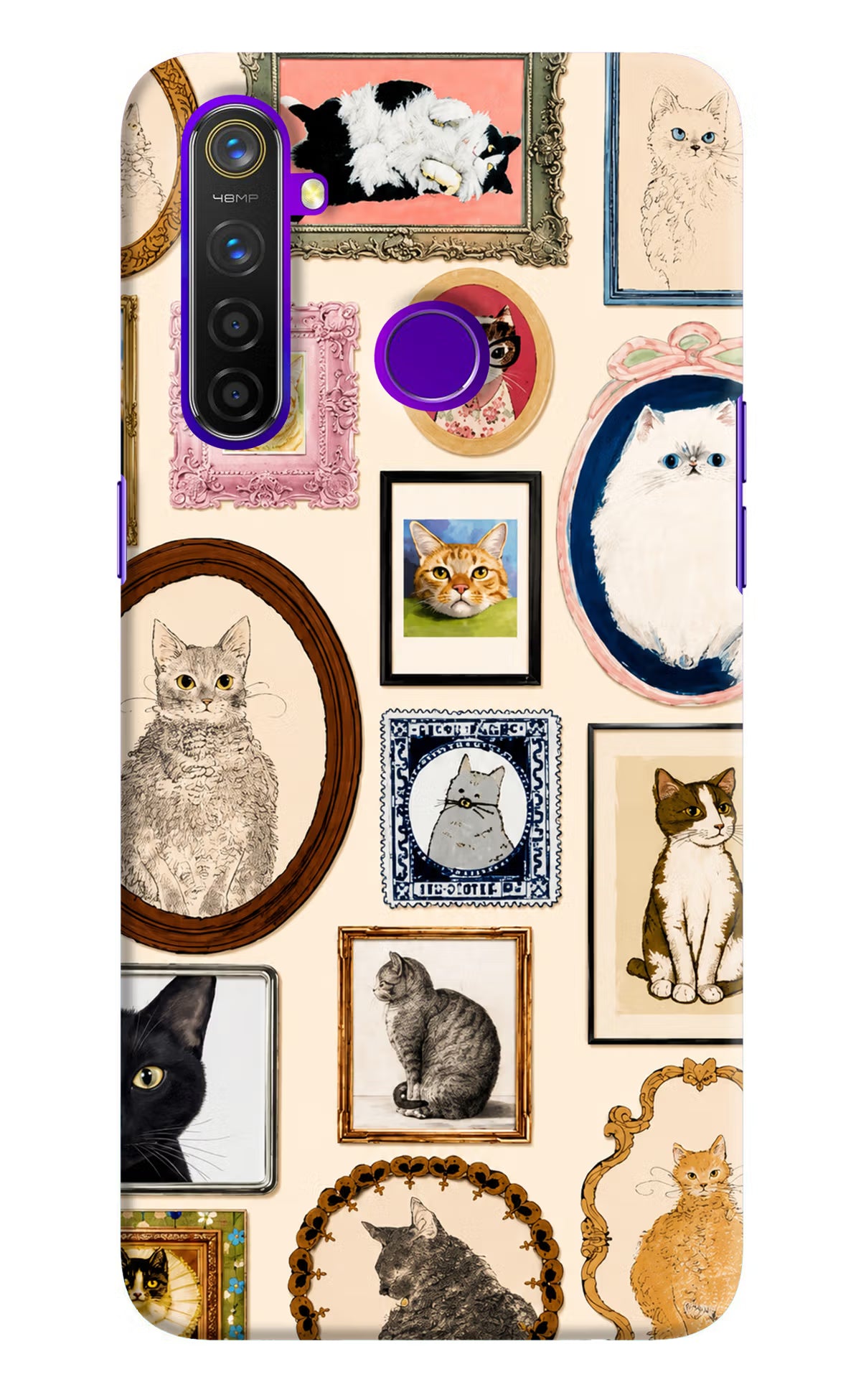 Mirror Cats Realme 5 Pro Back Cover