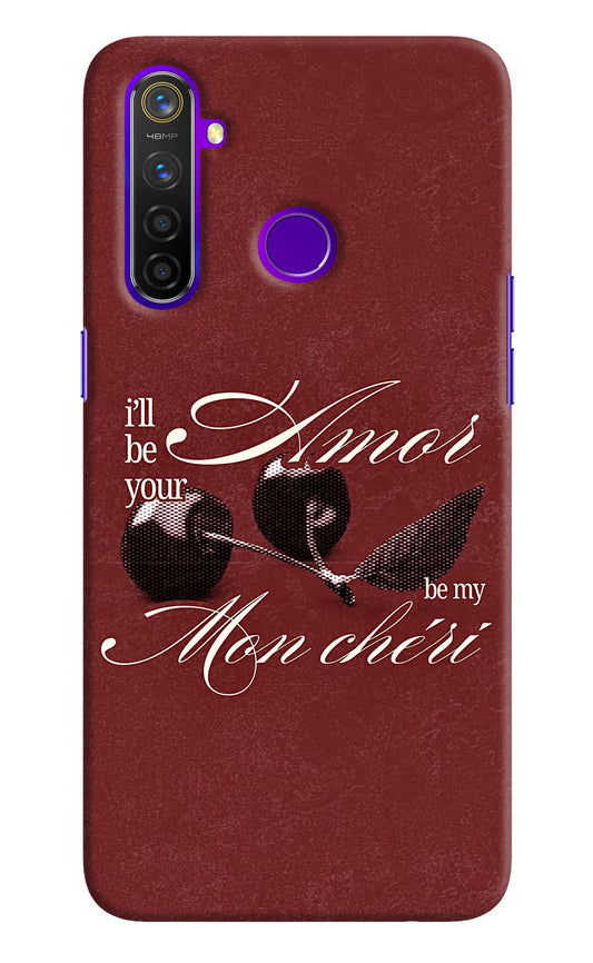 Velvet Cherry Realme 5 Pro Back Cover