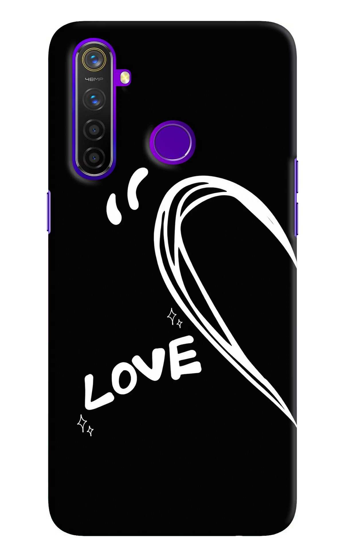 Love Line Realme 5 Pro Back Cover