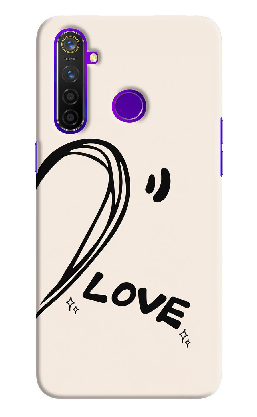 Soul Line Realme 5 Pro Back Cover, Hard case