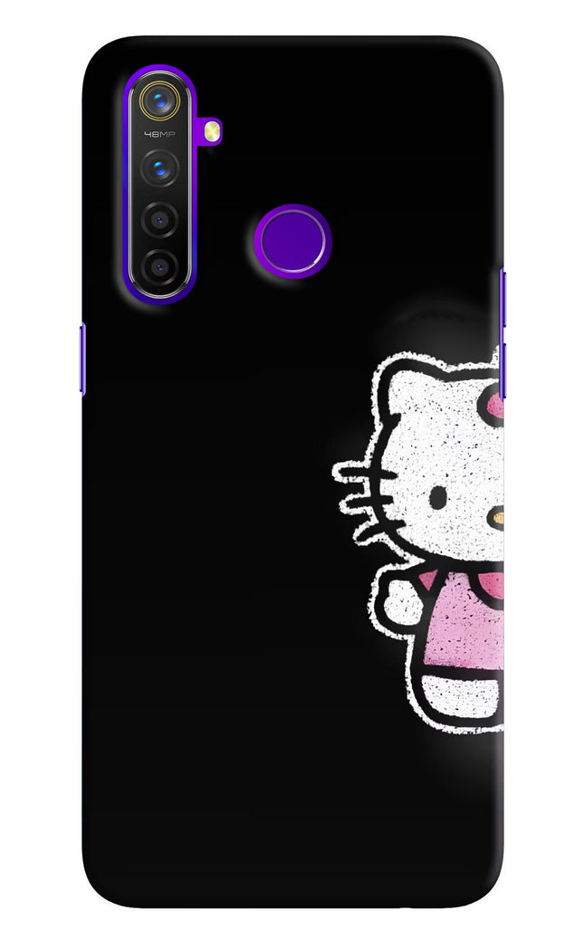 Kitty Charm Realme 5 Pro Hard Case Back Cover by Casekaro