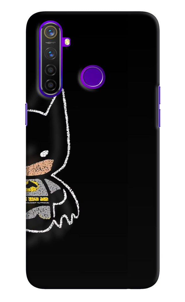 Bat Kitty Realme 5 Pro Hard Case Back Cover by Casekaro