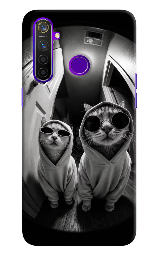 Hood Cats Realme 5 Pro Hard Case Back Cover by Casekaro