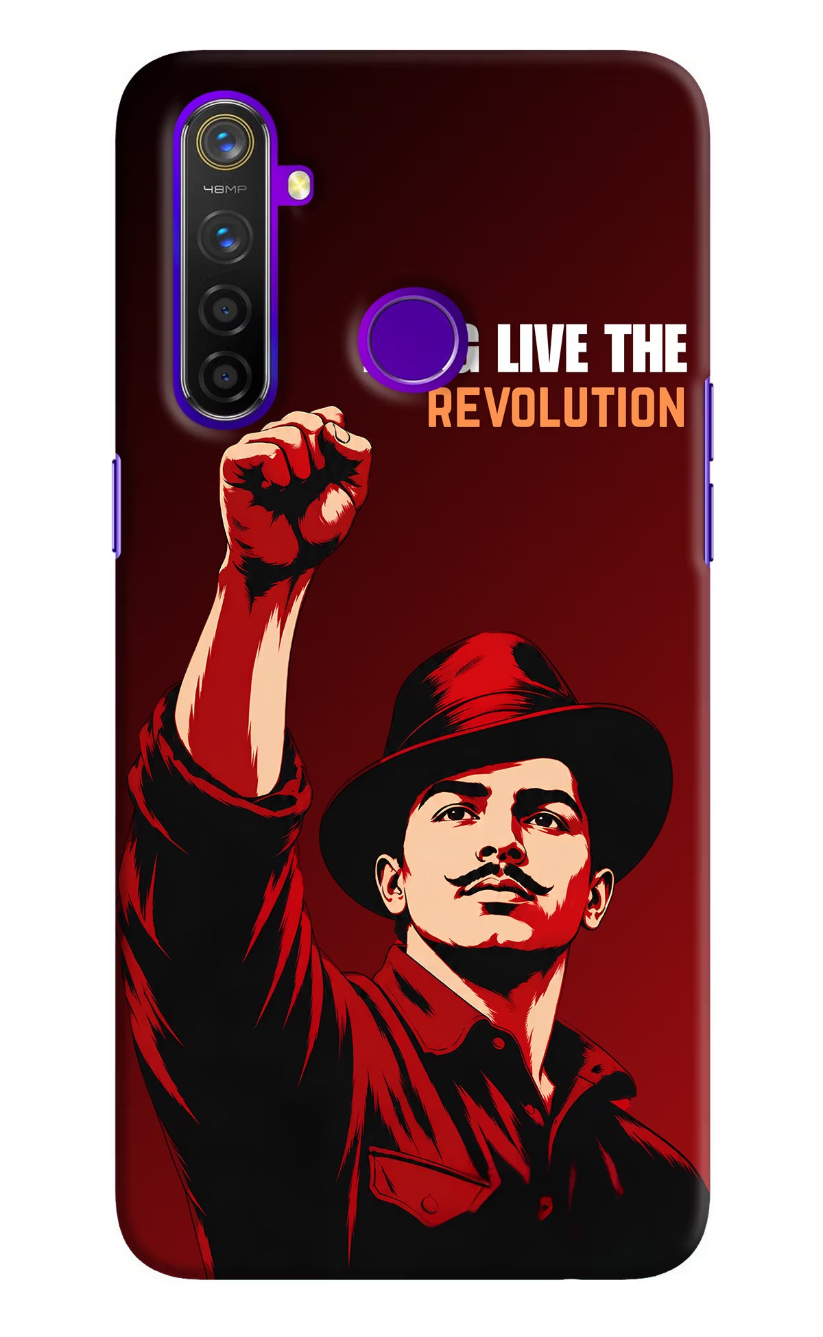 Bhagat Singh Revolution Realme 5 Pro Back Cover