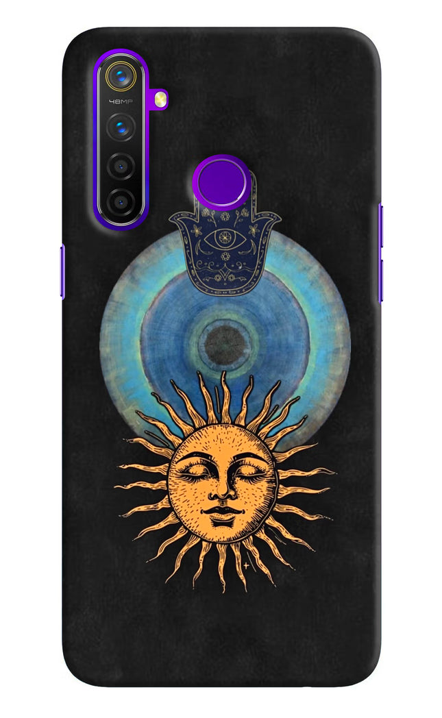 Divine Sun Realme 5 Pro Hard Case Back Cover by Casekaro