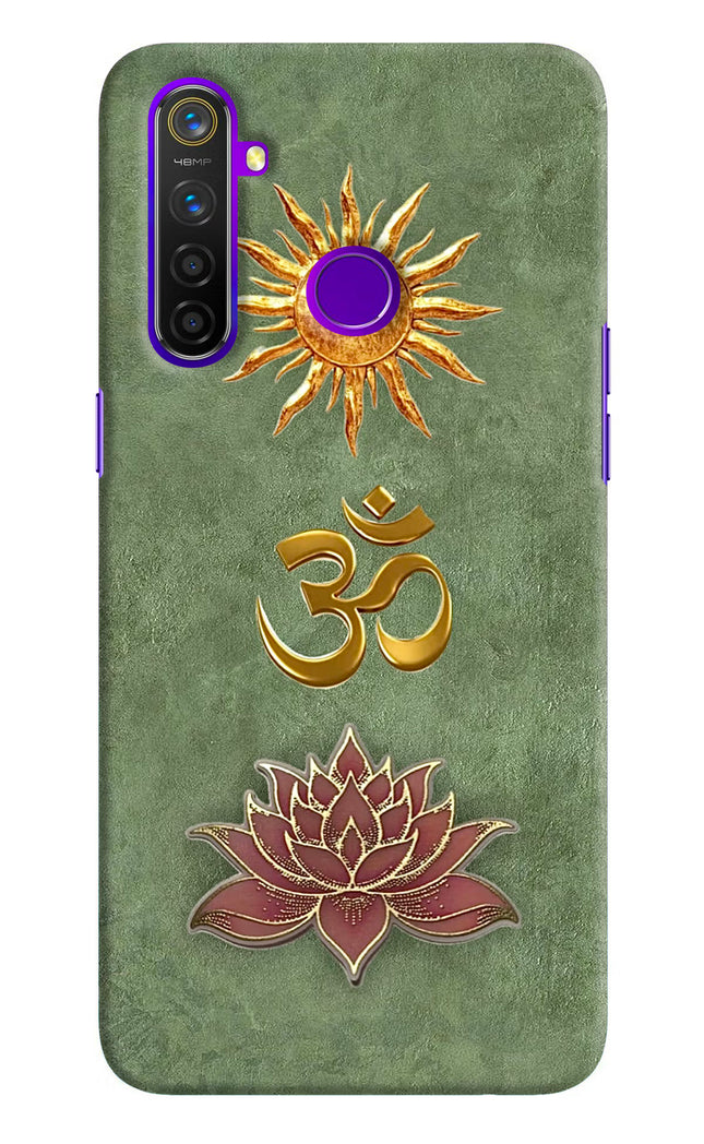 Om & Lotus Realme 5 Pro Back Cover