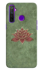 Lotus Grace Realme 5 Pro Hard Case Back Cover by Casekaro