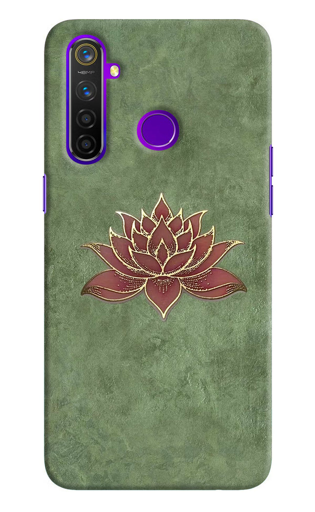 Lotus Grace Realme 5 Pro Hard Case Back Cover by Casekaro