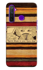 Vinyl Stripes Realme 5 Pro Hard Case Back Cover by Casekaro