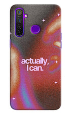 Pink Aura Realme 5 Pro Hard Case Back Cover by Casekaro