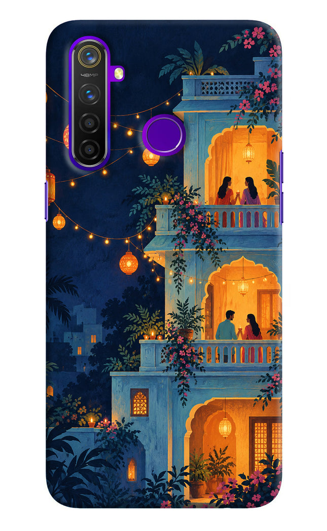 Balcony Glow Realme 5 Pro Hard Case Back Cover by Casekaro