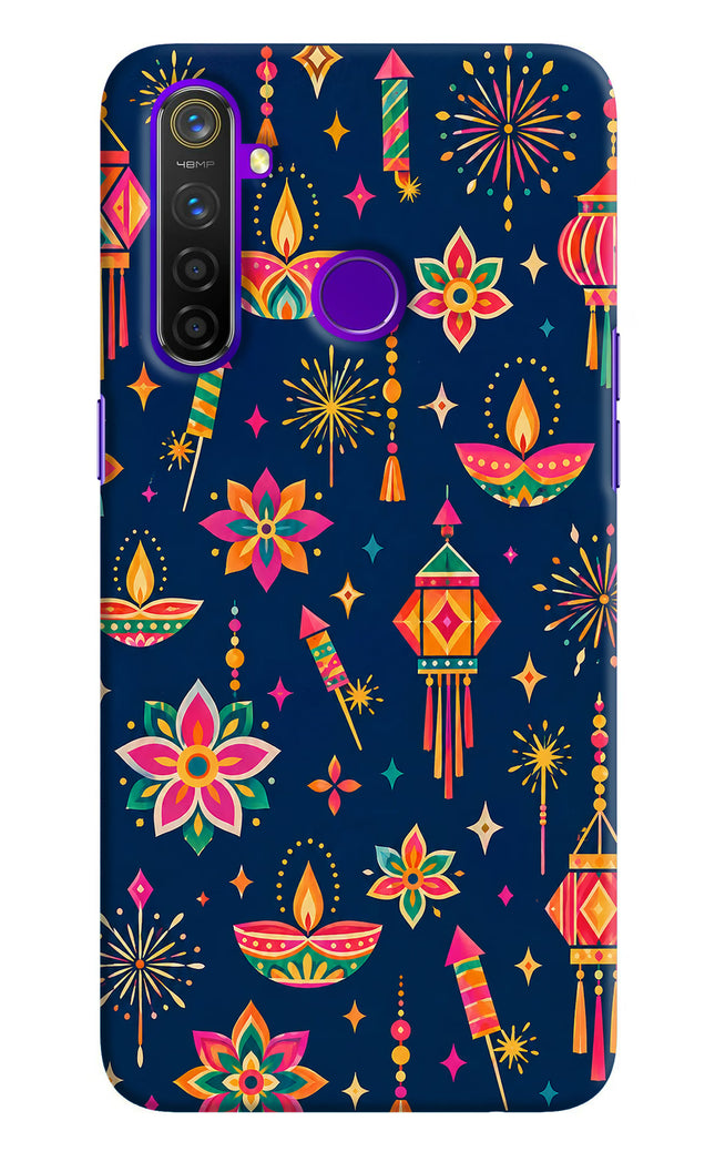 Festive Pop Realme 5 Pro Hard Case Back Cover by Casekaro